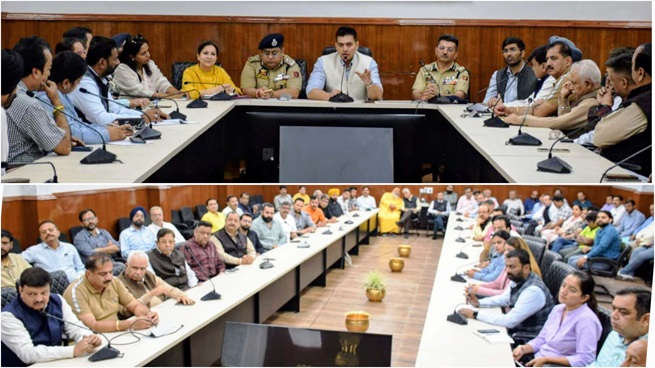 'DM Jammu chairs civil society meet ahead of massive anti-drug drive Padyatra by LG Manoj Sinha '